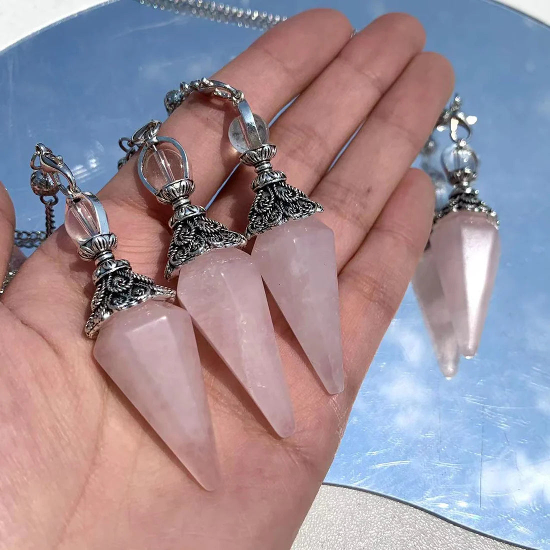 Rose Quartz Pendulum