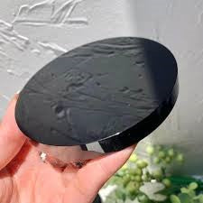 Black Obsidian Mirror